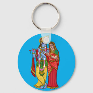 Radha Krishna Keychain