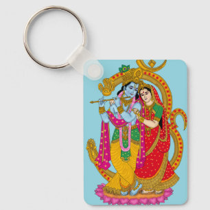 Radha Krishna Keyring