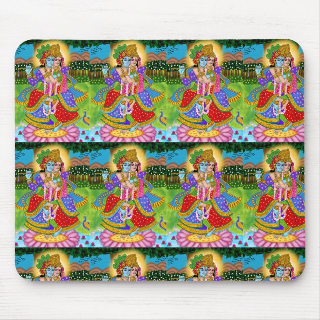 Radha Krishna Mouse Pad (Front)