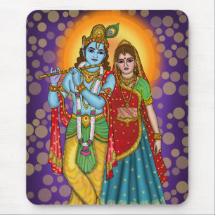 Radha Krishna Mouse Pad