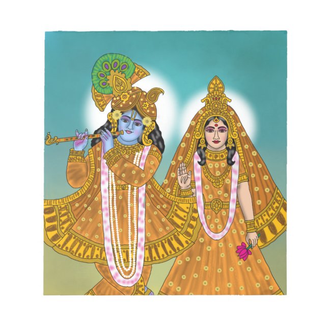 Radha Krishna Notepad (Front)