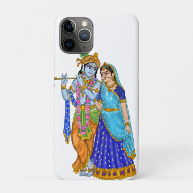 Radha Krishna Phone Cover (Back)
