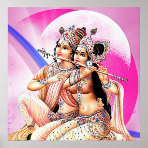 radha-krishna poster