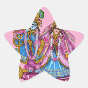Radha Krishna Sticker