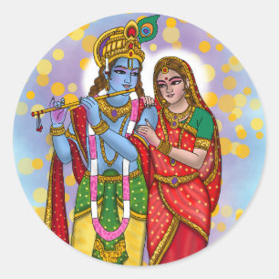 Radha Krishna Sticker