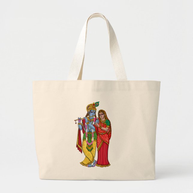 Radha Krishna Tote Bag (Front)