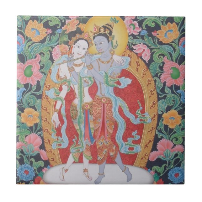 Radha-Krisna Tile (Front)