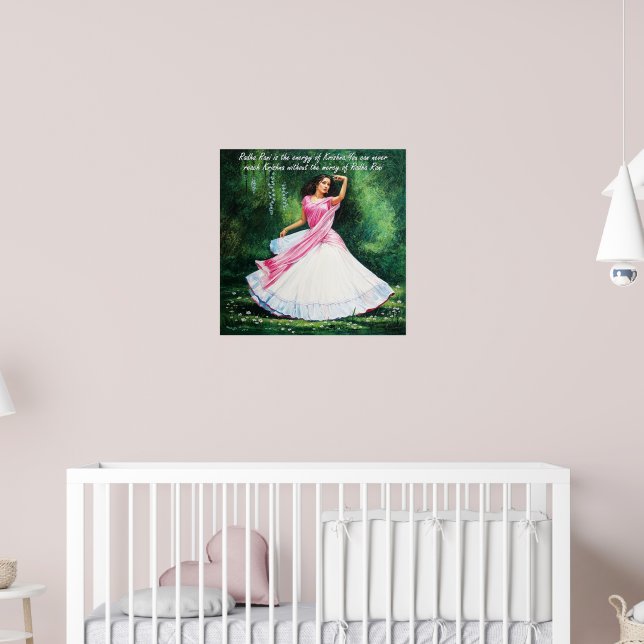 Radha Rani in Vrindavan Poster (Nursery 2)