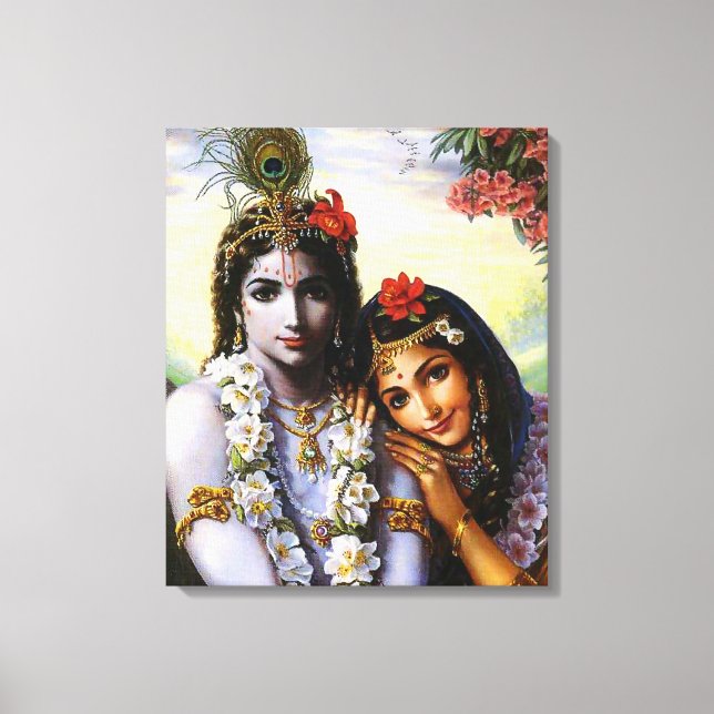 RadhaAndKrishna - Wrapped Canvas (Front)