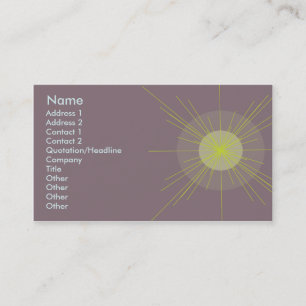 Radial - Business Business Card