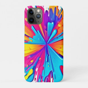 Radial Colour Burst Art iPhone 11 Pro Case