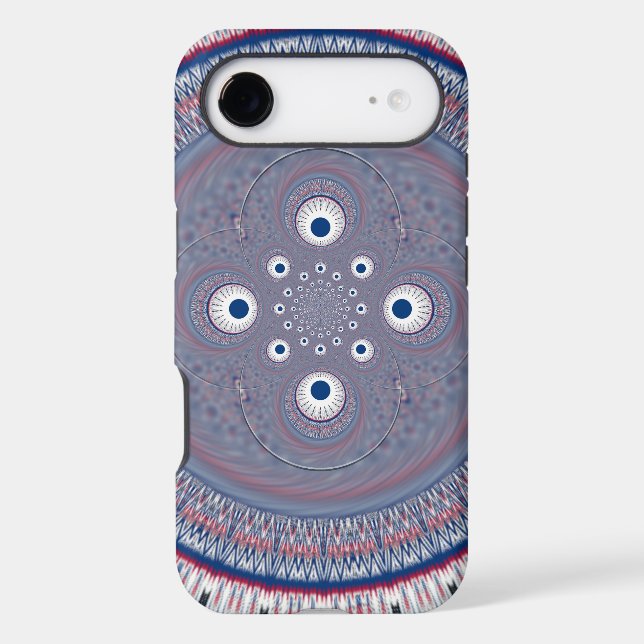 Radial Design Art Print (Back)