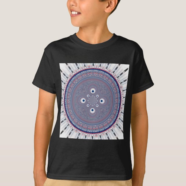 Radial Design Art Print T-Shirt (Front)