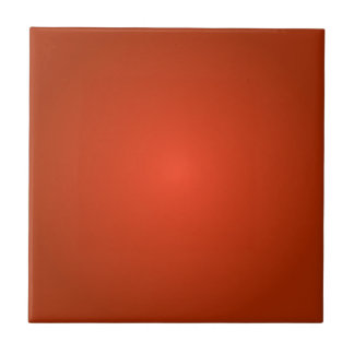 Radial Gradient - Dark Red and Light Red Ceramic Tile