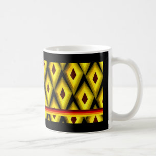 Radial Pattern Coffee Mug