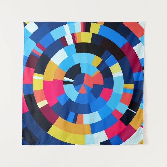 Radial tiles tapestry (Front)