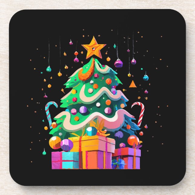 Radiance Christmas Tree Magic Coaster (Front)