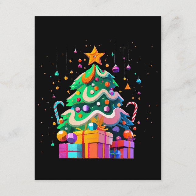 Radiance Christmas Tree Magic Enclosure Card (Front)
