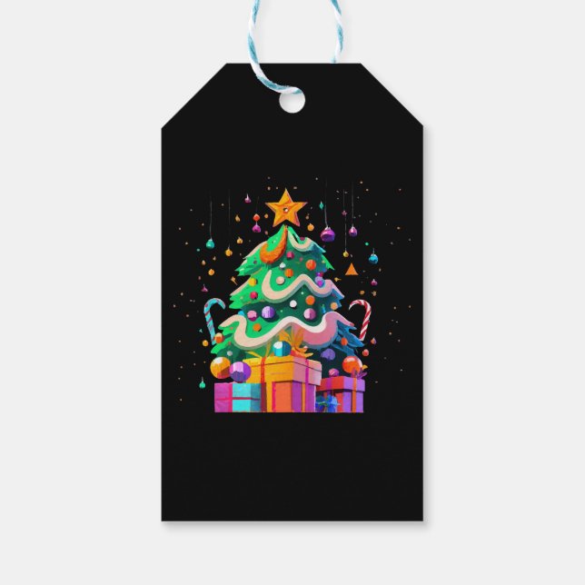 Radiance Christmas Tree Magic Gift Tags (Back)