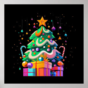 Radiance Christmas Tree Magic Poster