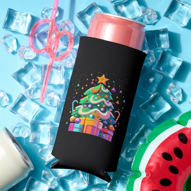 Radiance Christmas Tree Magic Seltzer Can Cooler (In Situ Summer)