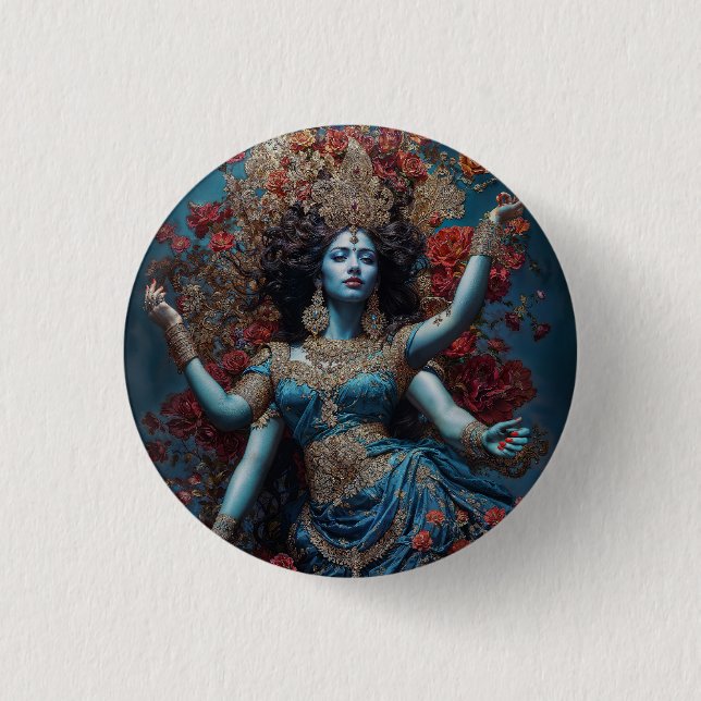 Radiance of Kali 3 Cm Round Badge (Front)