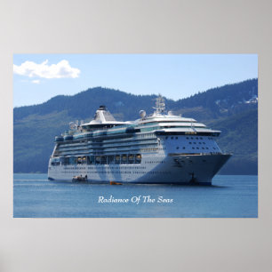 Radiance Of The Seas - Icy Strait Point, 26"x18" Poster