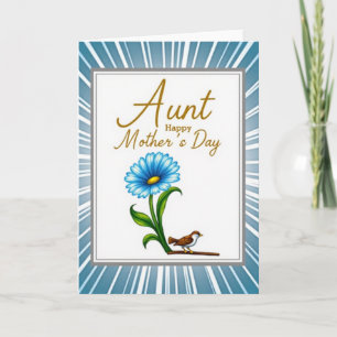 Radiant Aunt Mothers Day Card