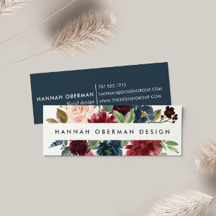 Radiant Bloom Business Cards Mini