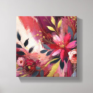 Radiant Bloom Canvas Print