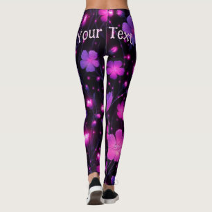 Radiant Bloom Custom Leggings