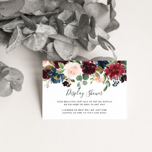 Radiant Bloom Display Shower Card