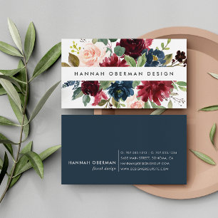 Radiant Bloom Floral Business Card