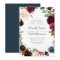 Radiant Bloom Floral Frame Wedding Invitation