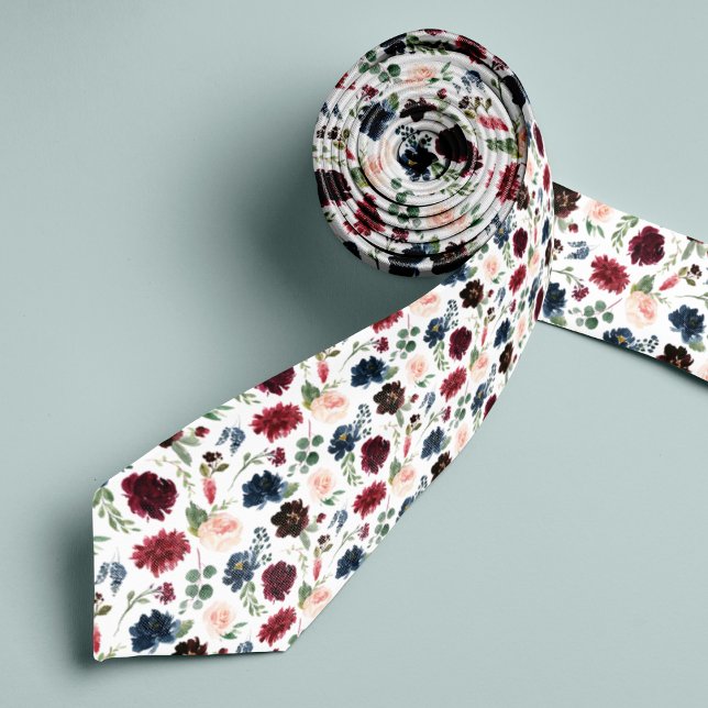 Radiant Bloom | Floral Patterned Tie (Creator Uploaded)