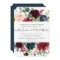 Radiant Bloom Floral Wedding Invitation | Square