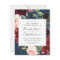 Radiant Bloom Frame Wedding Invitation | Square