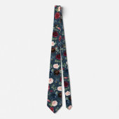 Radiant Bloom | Large Scale Floral Patterned Tie (Front)