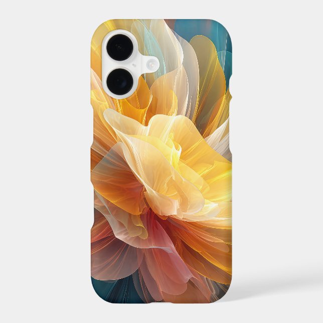 Radiant Bloom of Ethereal Petals in Light (Back)