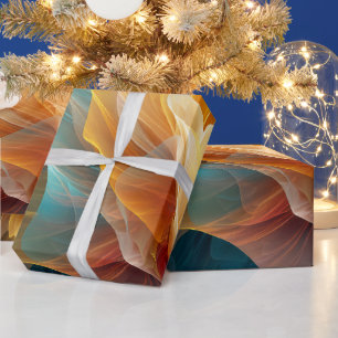 Radiant Bloom of Ethereal Petals in Light Wrapping Paper
