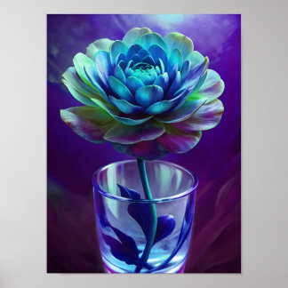 "Radiant Bloom" Poster