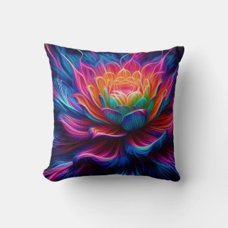 Radiant Bloom Pulse Cushion