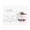 Radiant Bloom RSVP Postcard with Meal Choice