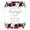 Radiant Bloom Unplugged Wedding Ceremony Sign