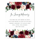 Radiant Bloom Wedding Memorial Sign