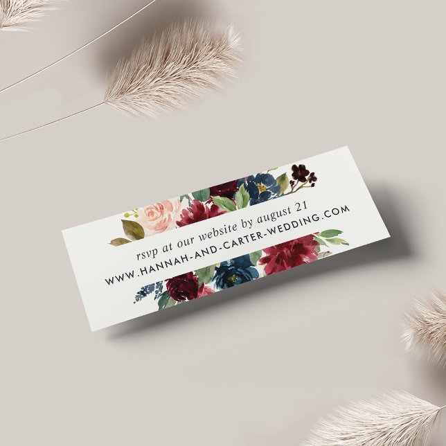 Radiant Bloom Wedding Website RSVP Cards (Creator Uploaded)