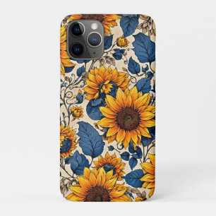 Radiant Blooms: Sunflowers Pattern Artwork iPhone 11 Pro Case