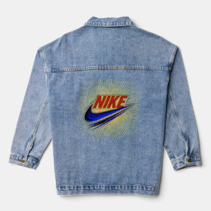 radiant burst denim jacket