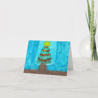 Radiant Christmas Tree: Be the Light Card