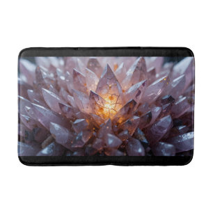 Radiant Crystal Heart Bath Mat